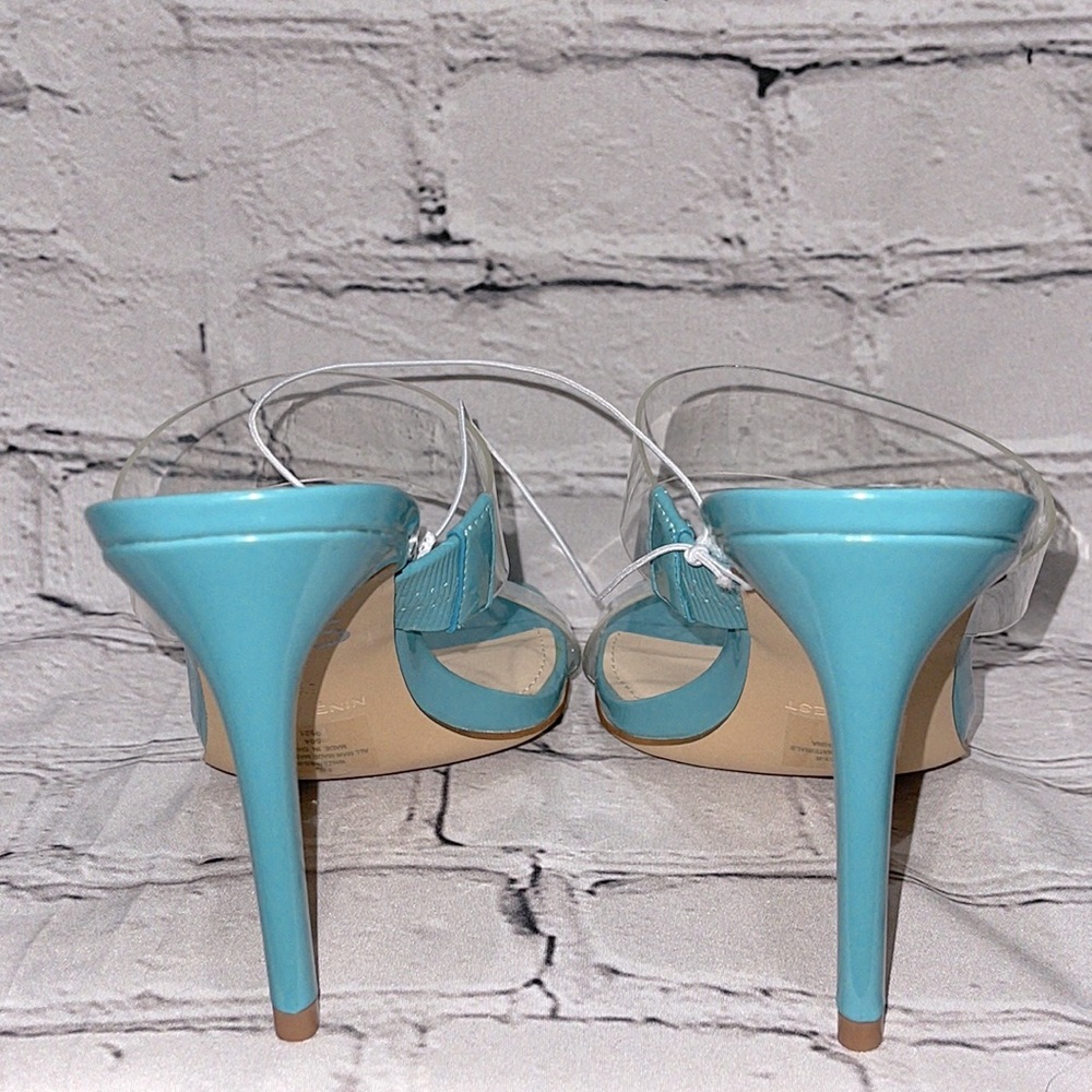 Nine West Women's Heeled Slide Sandals NWT - Picture 3 of 6